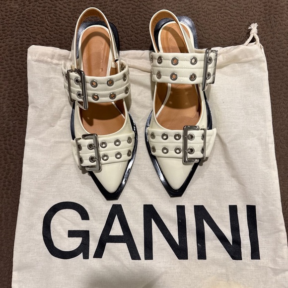 Ganni Shoes - Ganni Buckle Ballerinas